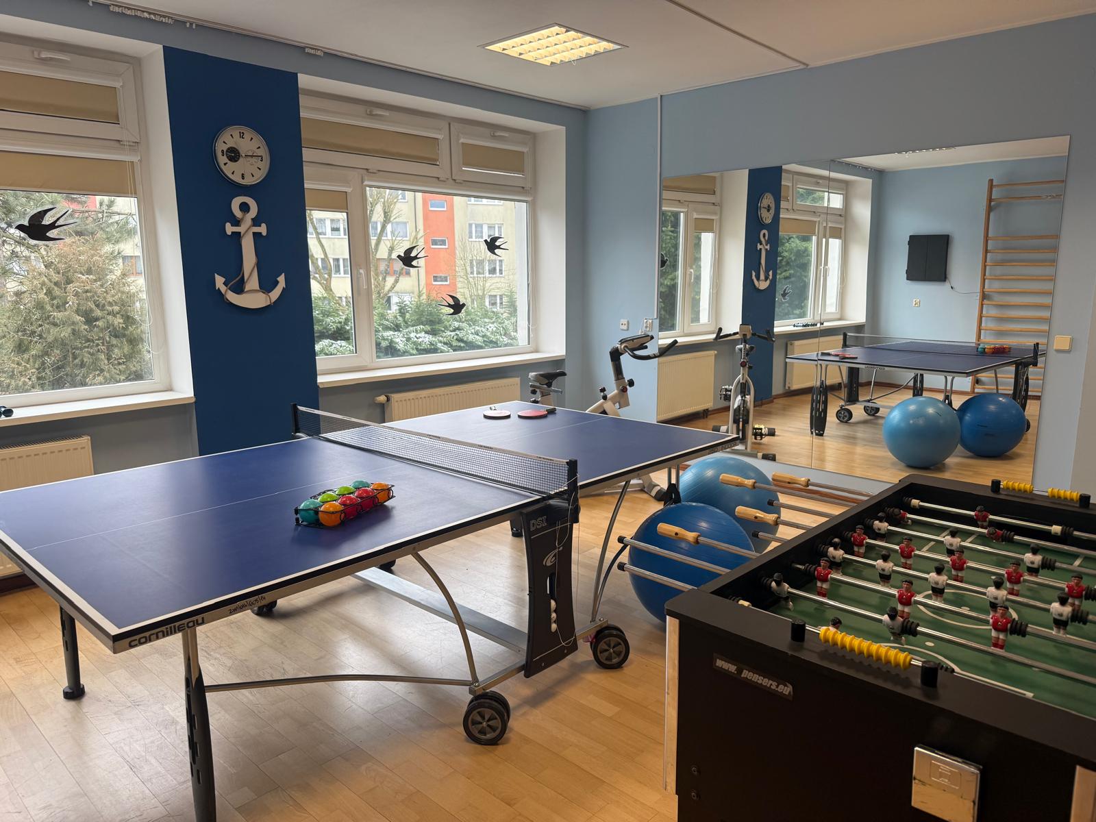 Miejsce prowadzenia ćwiczeń ogólnousprawniających, w którym znajduje się sprzęt sportowy